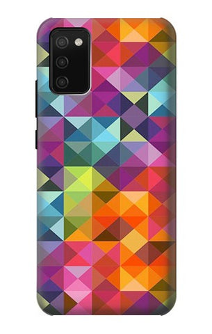 Samsung Galaxy A02s, M02s Hard Case Abstract Diamond Pattern