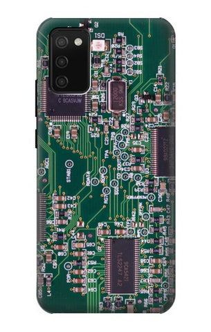 Samsung Galaxy A02s, M02s Hard Case Electronics Circuit Board Graphic