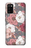 Samsung Galaxy A02s, M02s Hard Case Rose Floral Pattern