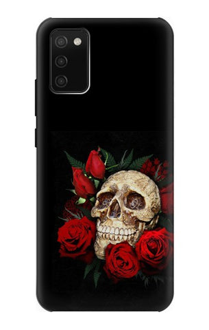 Samsung Galaxy A02s, M02s Hard Case Dark Gothic Goth Skull Roses