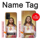 Samsung Galaxy A32 5G Hard Case Jesus with custom name