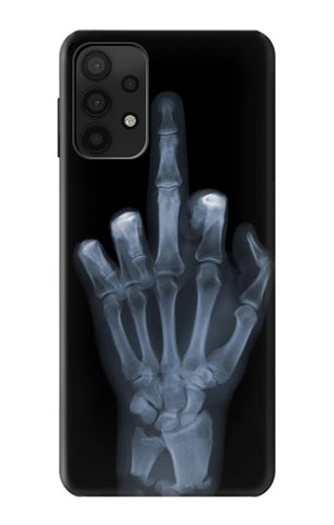 Samsung Galaxy A32 5G Hard Case X-ray Hand Middle Finger