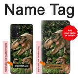 Samsung Galaxy A32 5G Hard Case Trex Raptor Dinosaur with custom name