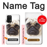 Samsung Galaxy A32 5G Hard Case Pug Dog with custom name