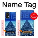 Samsung Galaxy A32 5G Hard Case Swimming Pool with custom name