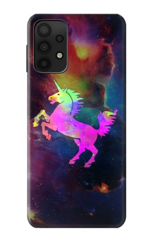 Samsung Galaxy A32 5G Hard Case Rainbow Unicorn Nebula Space