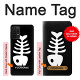 Samsung Galaxy A32 5G Hard Case Fishbone with custom name