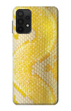 Samsung Galaxy A32 5G Hard Case Yellow Snake Skin