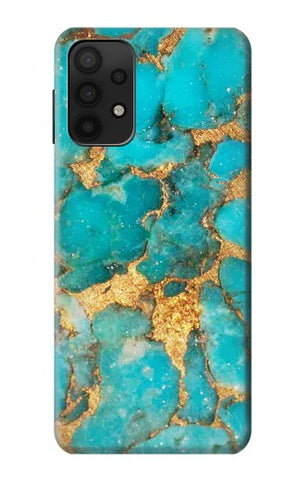 Samsung Galaxy A32 5G Hard Case Aqua Turquoise Stone