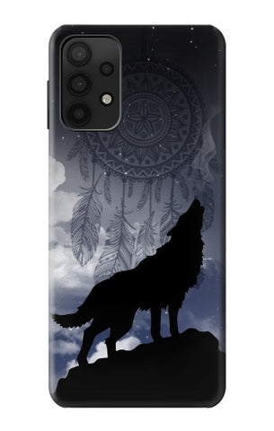 Samsung Galaxy A32 5G Hard Case Dream Catcher Wolf Howling