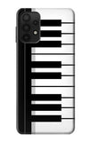 Samsung Galaxy A32 5G Hard Case Black and White Piano Keyboard