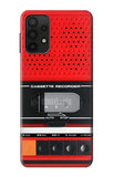 Samsung Galaxy A32 5G Hard Case Red Cassette Recorder Graphic