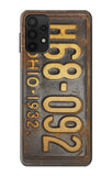Samsung Galaxy A32 5G Hard Case Vintage Car License Plate