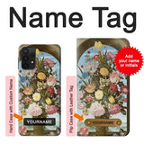 Samsung Galaxy A32 5G Hard Case Vase of Flowers with custom name