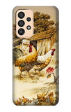 Samsung Galaxy A33 5G Hard Case French Country Chicken