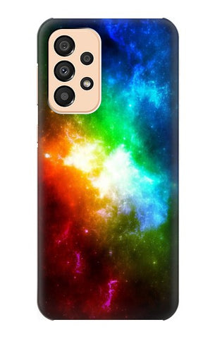 Samsung Galaxy A33 5G Hard Case Colorful Rainbow Space Galaxy