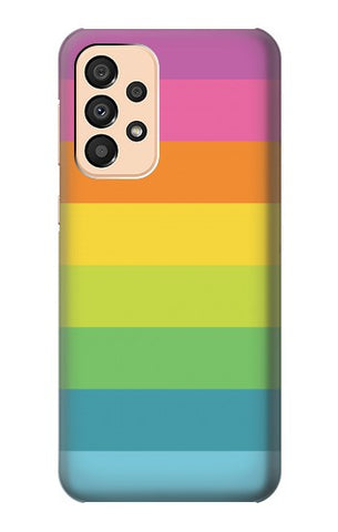 Samsung Galaxy A33 5G Hard Case Rainbow Pattern