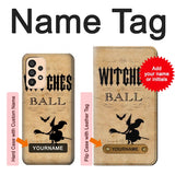 Samsung Galaxy A33 5G Hard Case Vintage Halloween The Witches Ball with custom name