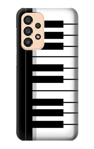 Samsung Galaxy A33 5G Hard Case Black and White Piano Keyboard
