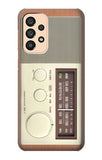 Samsung Galaxy A33 5G Hard Case FM AM Wooden Receiver Graphic