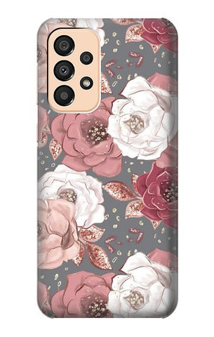 Samsung Galaxy A33 5G Hard Case Rose Floral Pattern