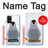 Samsung Galaxy A32 4G Hard Case Penguin Ice with custom name