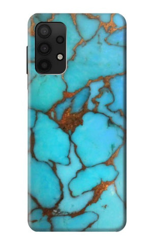 Samsung Galaxy A32 4G Hard Case Aqua Turquoise Rock