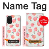 Samsung Galaxy A32 4G Hard Case Peach with custom name