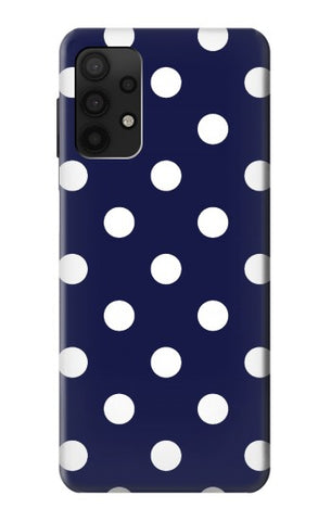 Samsung Galaxy A32 4G Hard Case Blue Polka Dot