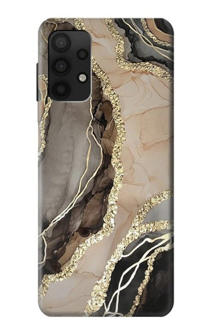 Samsung Galaxy A32 4G Hard Case Marble Gold Graphic Printed