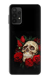 Samsung Galaxy A32 4G Hard Case Dark Gothic Goth Skull Roses