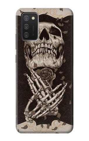 Samsung Galaxy A03S Hard Case Skull Rose