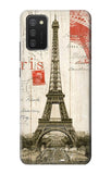 Samsung Galaxy A03S Hard Case Eiffel Tower Paris Postcard