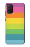 Samsung Galaxy A03S Hard Case Rainbow Pattern