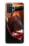 Samsung Galaxy A03S Hard Case Red Wine Bottle And Glass