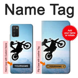 Samsung Galaxy A03S Hard Case Extreme Motocross with custom name