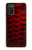 Samsung Galaxy A03S Hard Case Red Arowana Fish Scale