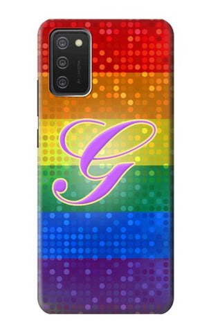 Samsung Galaxy A03S Hard Case Rainbow Gay Pride Flag Device