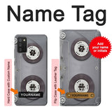 Samsung Galaxy A03S Hard Case Cassette Tape with custom name