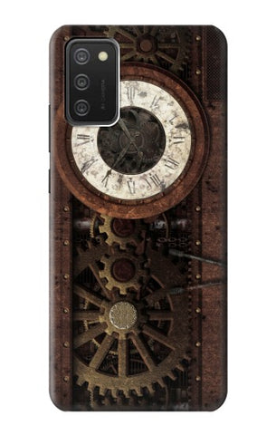 Samsung Galaxy A03S Hard Case Steampunk Clock Gears