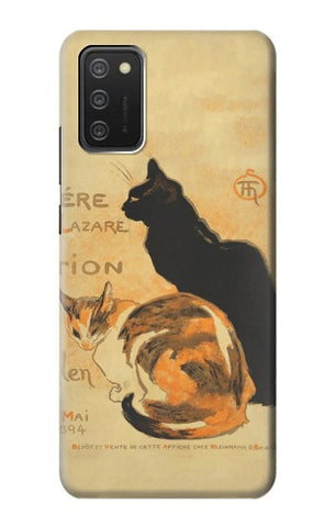 Samsung Galaxy A03S Hard Case Vintage Cat Poster