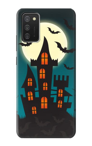 Samsung Galaxy A03S Hard Case Halloween Festival Castle