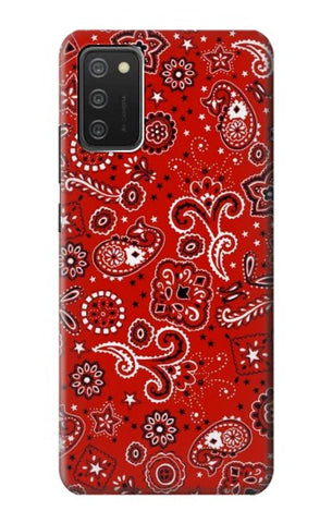 Samsung Galaxy A03S Hard Case Red Bandana