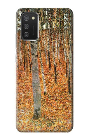 Samsung Galaxy A03S Hard Case Gustav Klimt Birch Forest