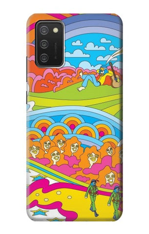 Samsung Galaxy A03S Hard Case Hippie Art