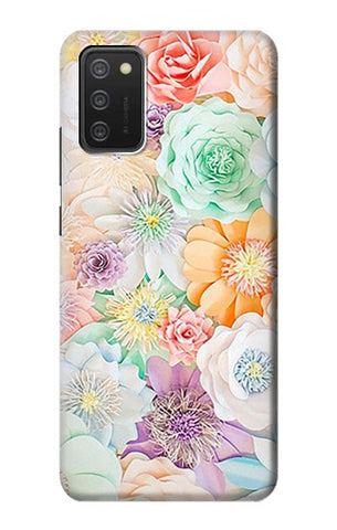Samsung Galaxy A03S Hard Case Pastel Floral Flower