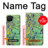 Samsung Galaxy A42 5G Hard Case Van Gogh Irises with custom name