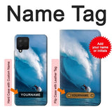 Samsung Galaxy A42 5G Hard Case Hawaii Surf with custom name