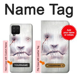 Samsung Galaxy A42 5G Hard Case Horror Face with custom name