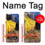 Samsung Galaxy A42 5G Hard Case Van Gogh Cafe Terrace with custom name